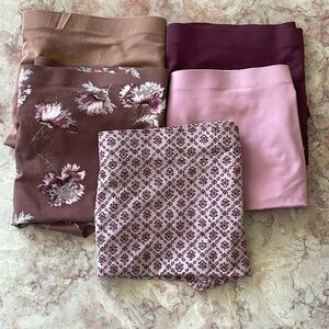 NWOT Set Of 5 Woman’s Medium Lucky Brand Hipsters Floral/Brown/Plum/Printed